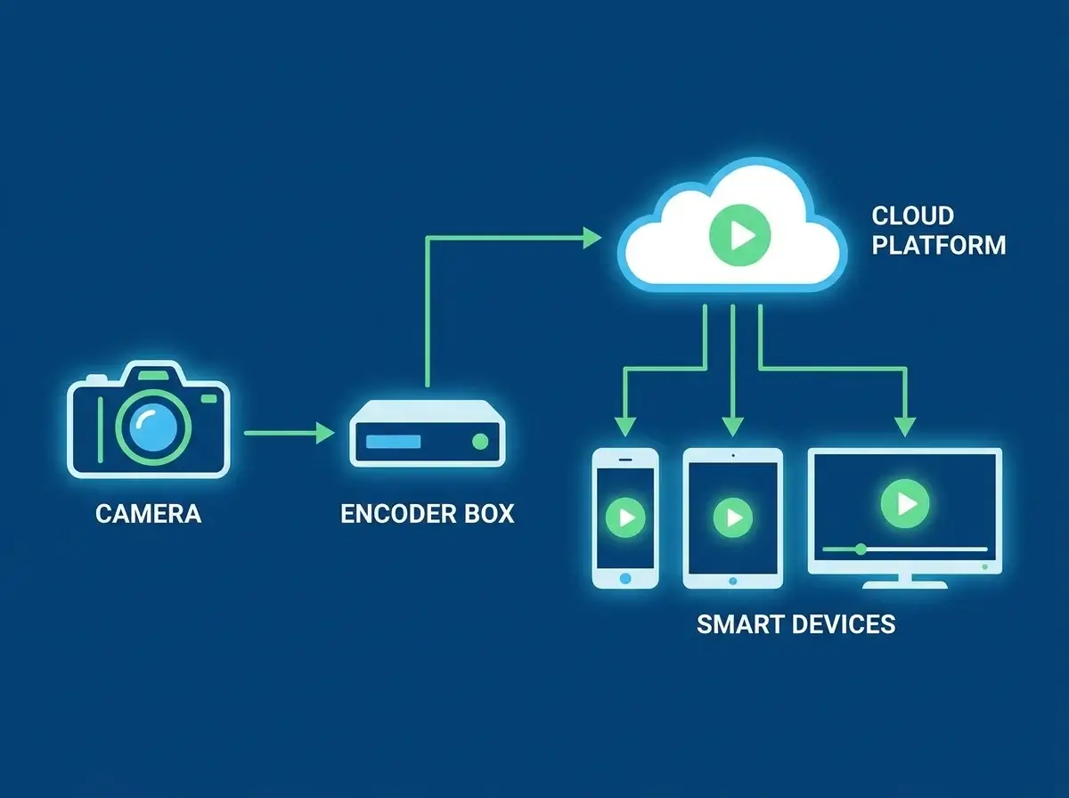 Step-by-step installation setup for hardware IPTV encoder box